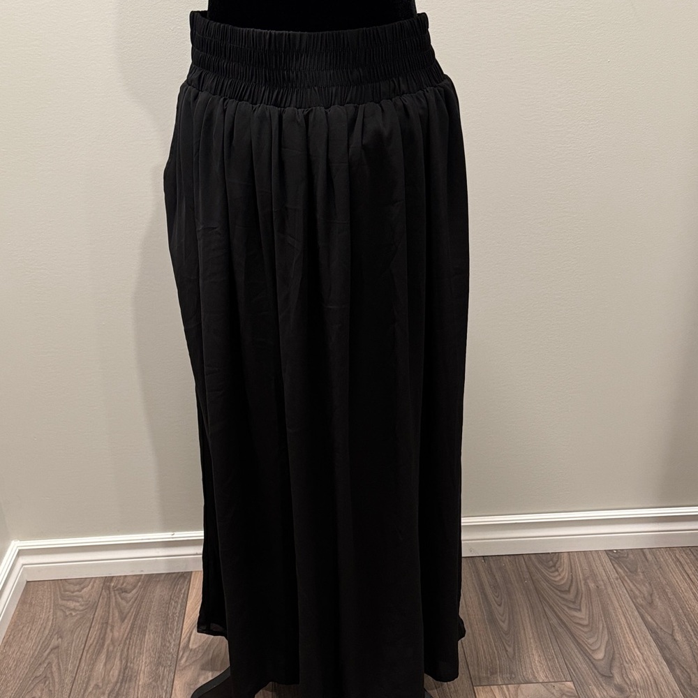 Emmy Deveaux Black Maxi Skirt